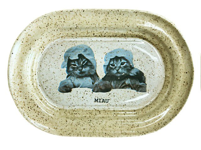 Pratinho com Moldura Miau