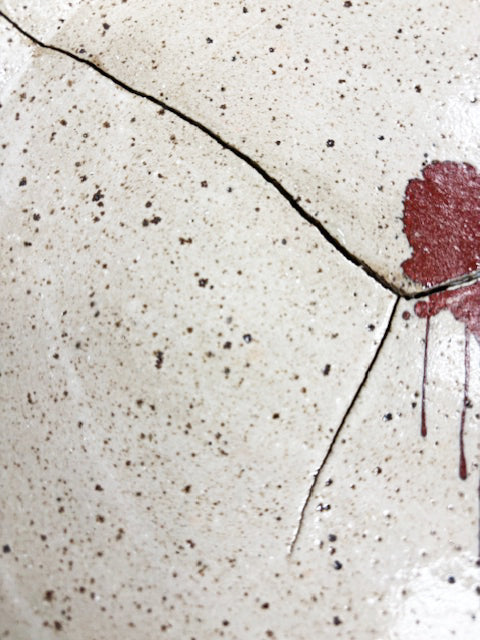 Prato com Borda Dor no Coração