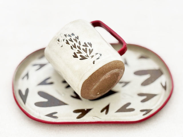 Prato e Caneca Miau in Love