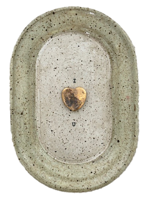 Pratinho com Moldura I LOVE U