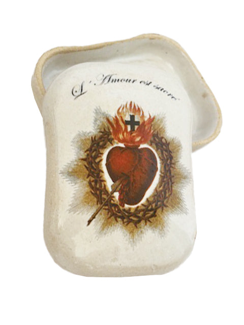 Caixinha-Saboneteira Coração Sagrado