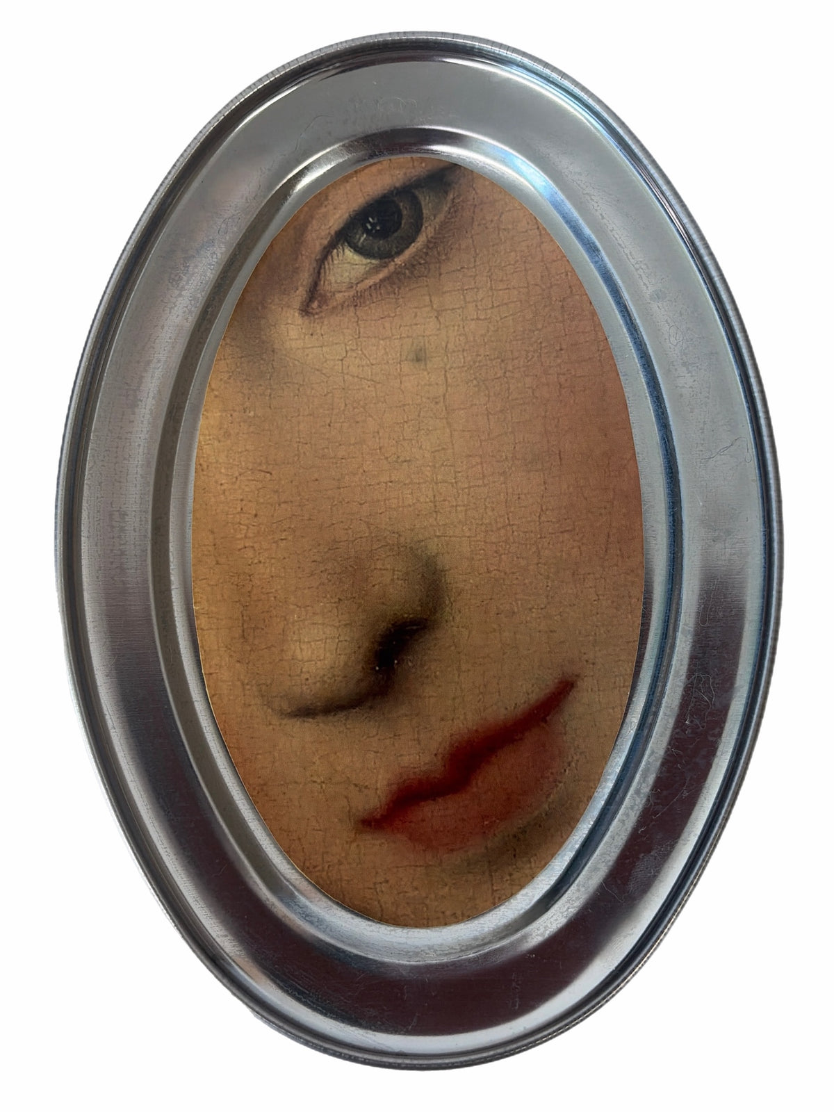Pratinho Oval em Metal
