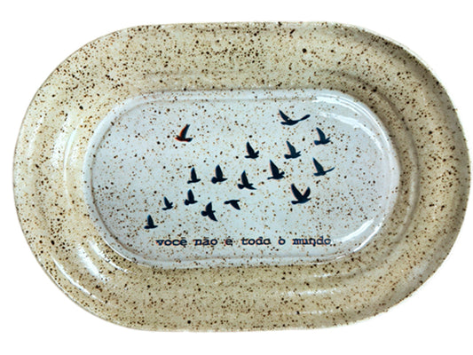 Pratinho com Moldura Você não é todo o mundo