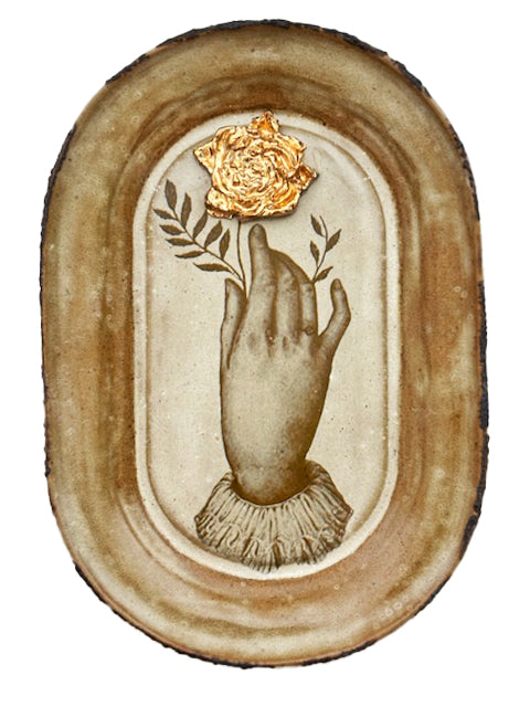 Pratinho com Moldura Bouquet