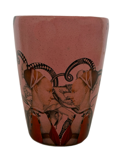 Vaso Curto Rainhas Pink