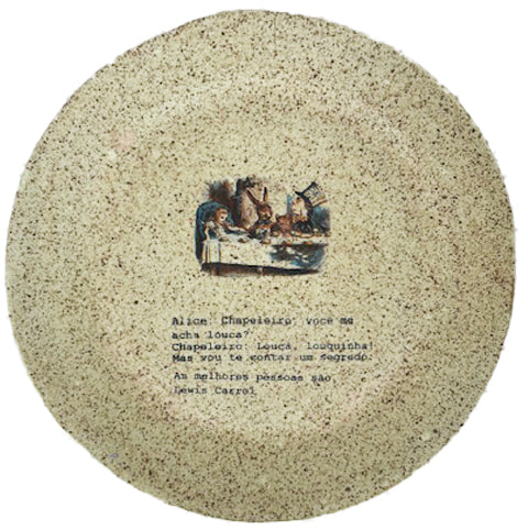 Prato Médio com Moldura Alice