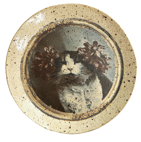 Prato médio Miau Florido