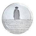 Placa Bolinha Branca
