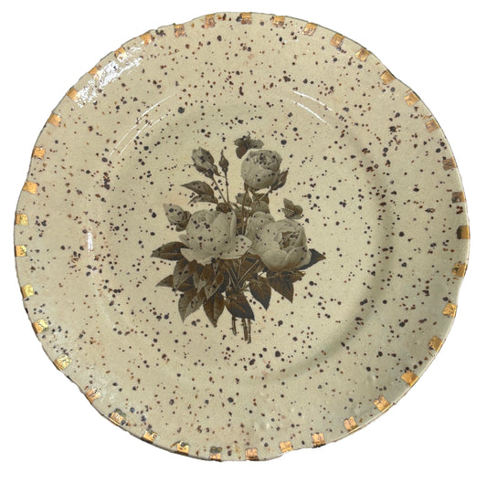 Prato para Bolo Azulejaria Kraft