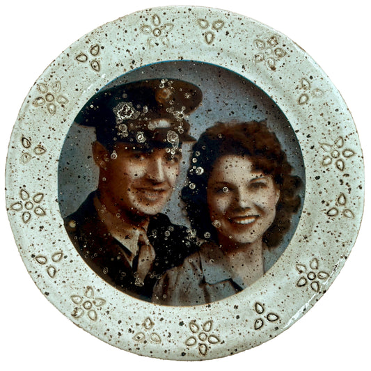 Prato Médio com Borda Laise Couple