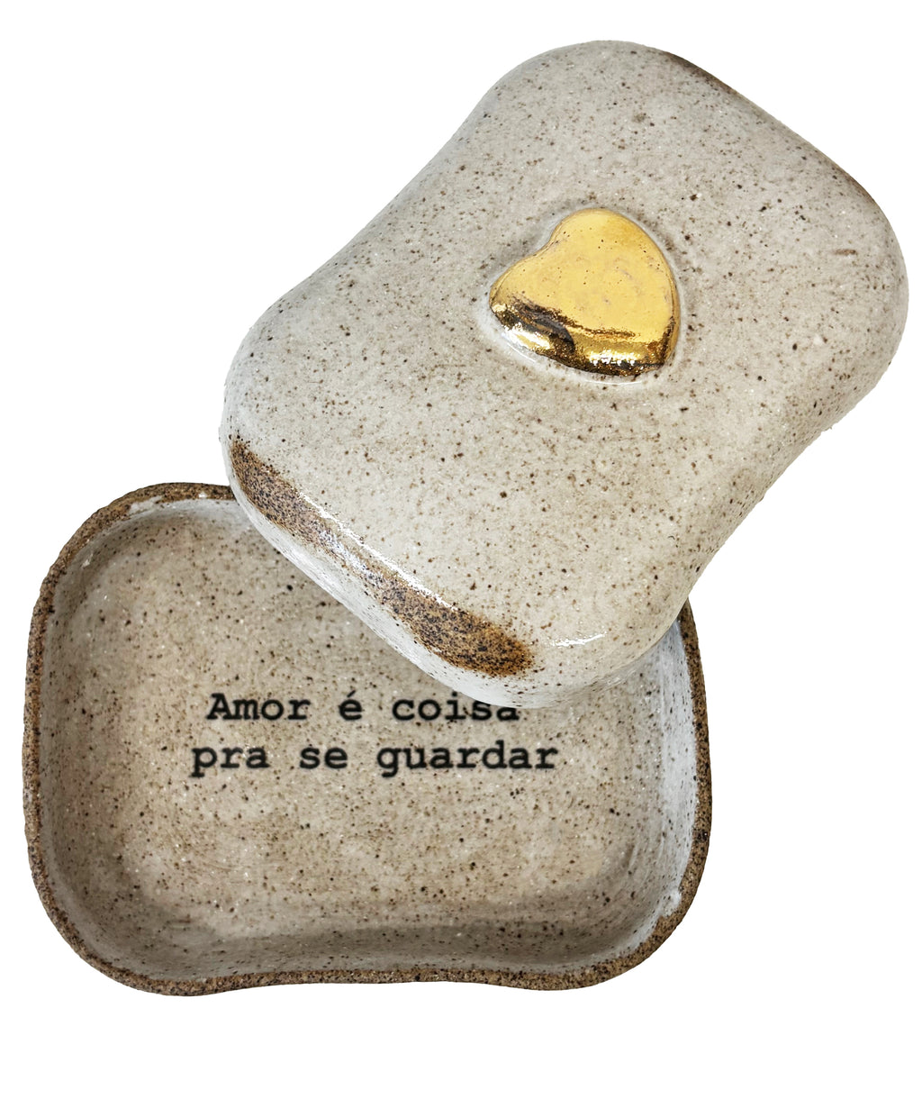 Caixinha-Saboneteira Especial AMOR MAIOR QUE EU