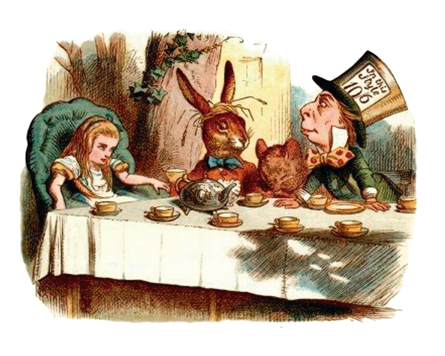 Prato Médio com Moldura Alice