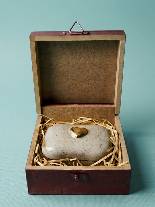 Caixinha-Saboneteira Especial AMOR MAIOR QUE EU